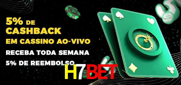Promoções do cassino ao Vivo H7Bet